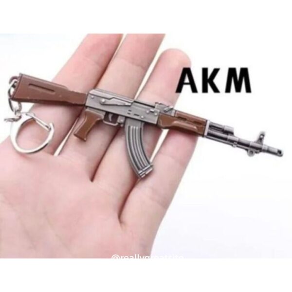 Mini AK47 Gun Keychain Keyring