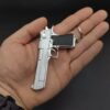 Mini Desert Eagle Gun Keychain Keyring Metal With Working Parts