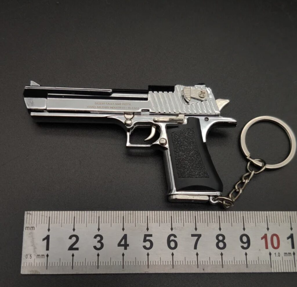 Mini Desert Eagle Gun Keychain Keyring WARZONE Keychains